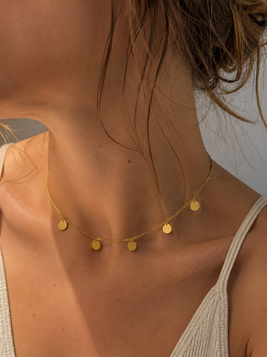 Collier doré nala les piplettes
