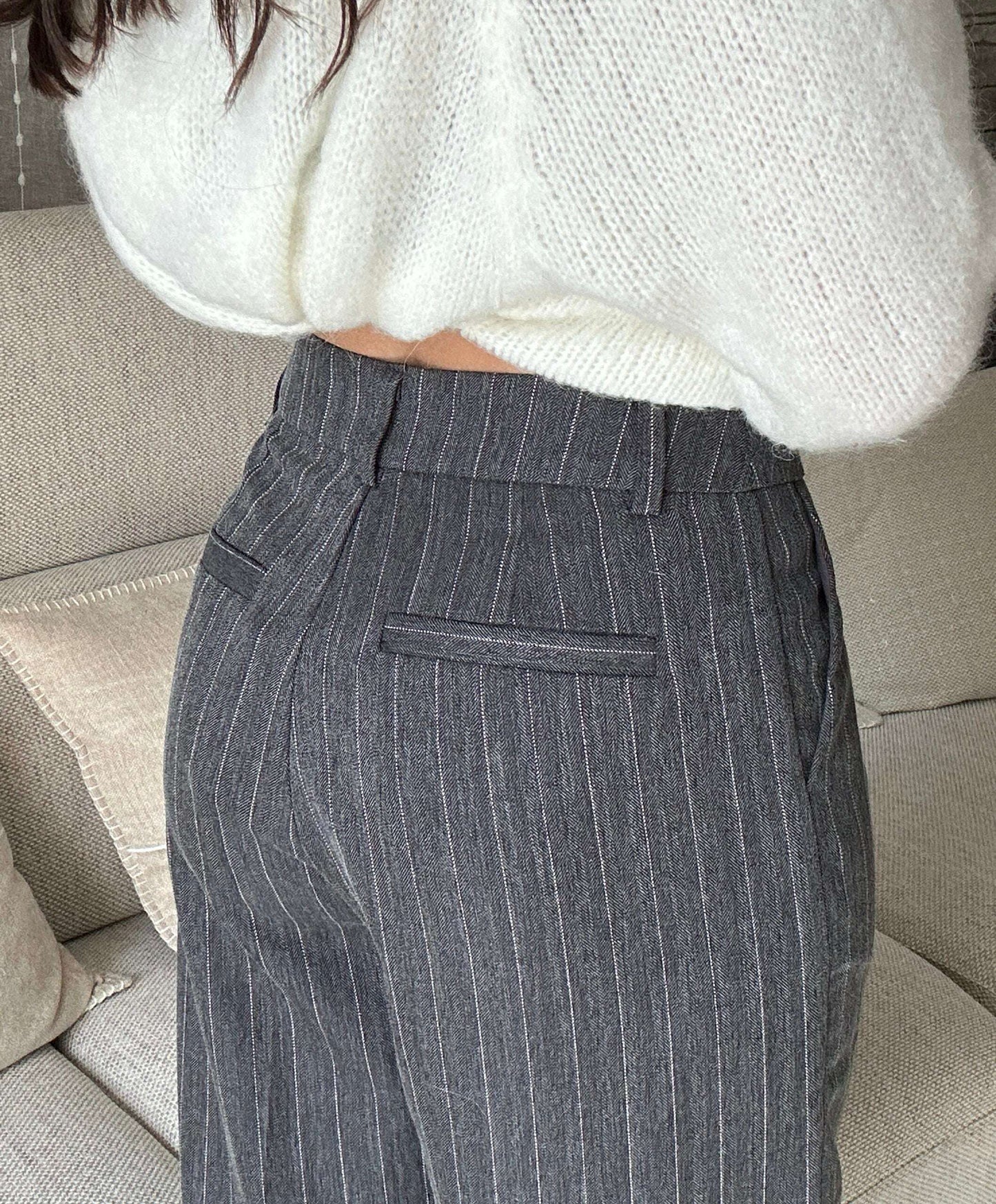 Emilia Grey Trousers