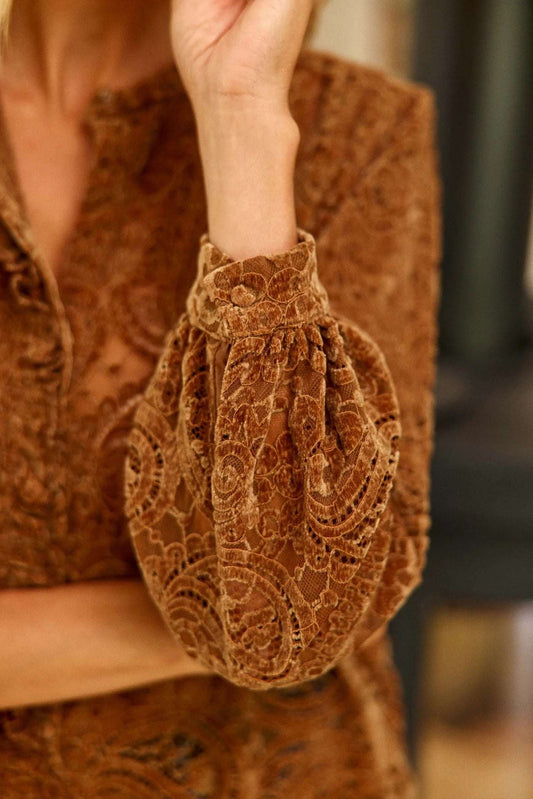 Blouse Apolline Camel