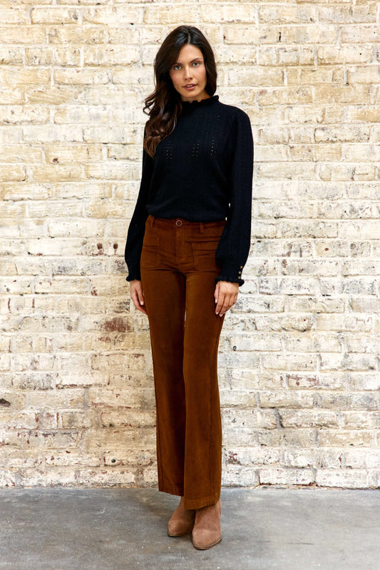 Pantalon Anatole Velours Camel
