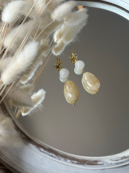 Boucles D'oreille doré antonella les piplettes