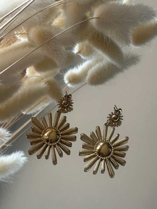 boucles d'oreille doré Les Piplettes