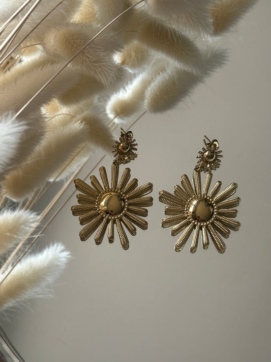 boucles d'oreille doré Les Piplettes