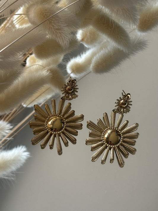 boucles d'oreille doré Les Piplettes