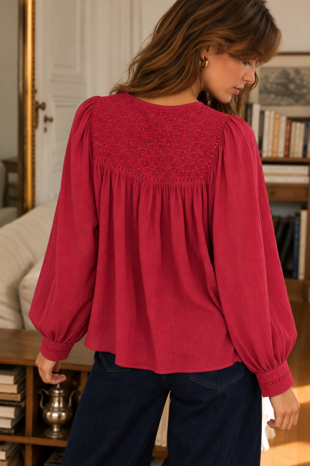 Blouse Carola Framboise