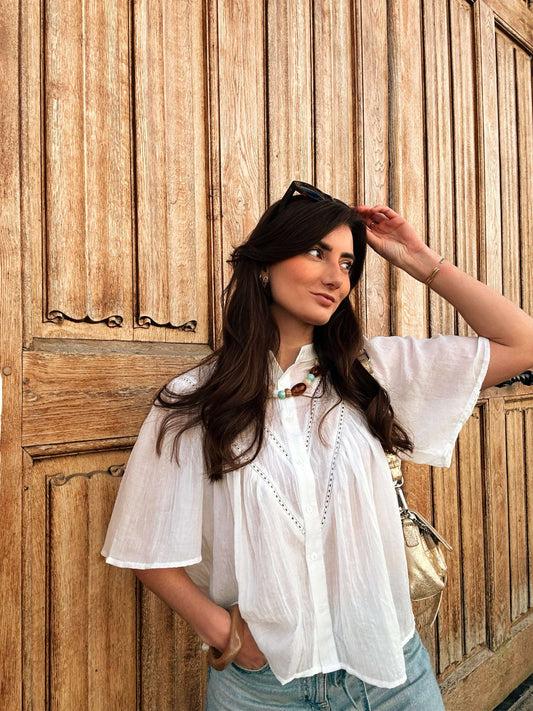 Blouse Clarysse Écru