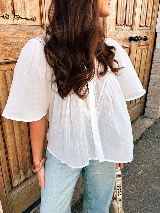 Blouse Clarysse Écru