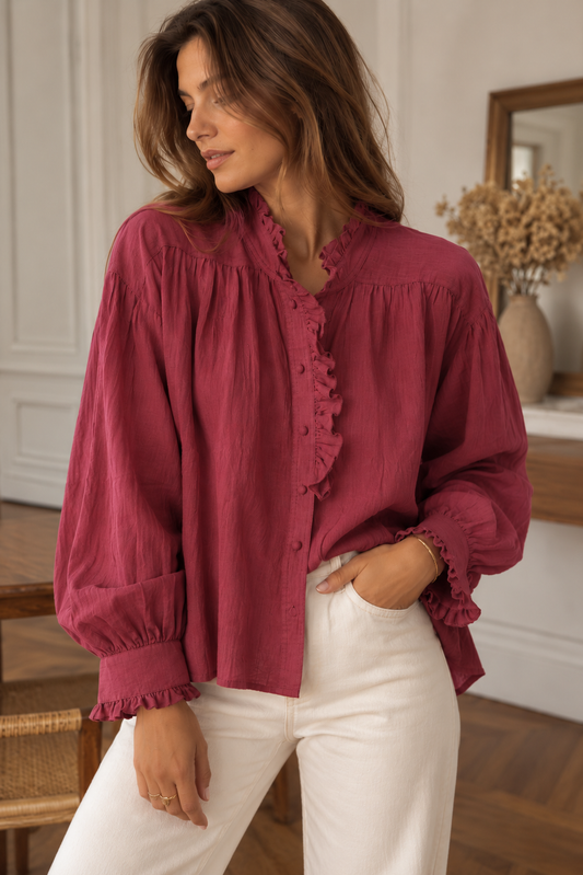 Blouse Elaia Framboise