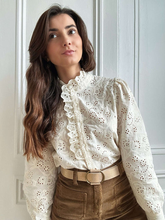 Ivory Eleanor Blouse
