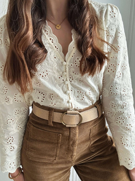 Hortense Ivory Blouse
