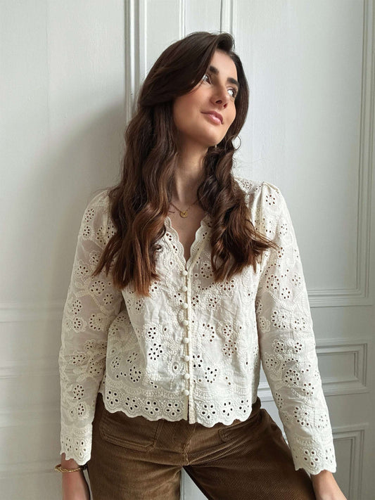 Hortense Ivory Blouse