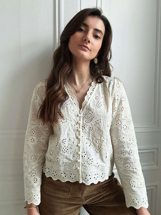 Hortense Ivory Blouse