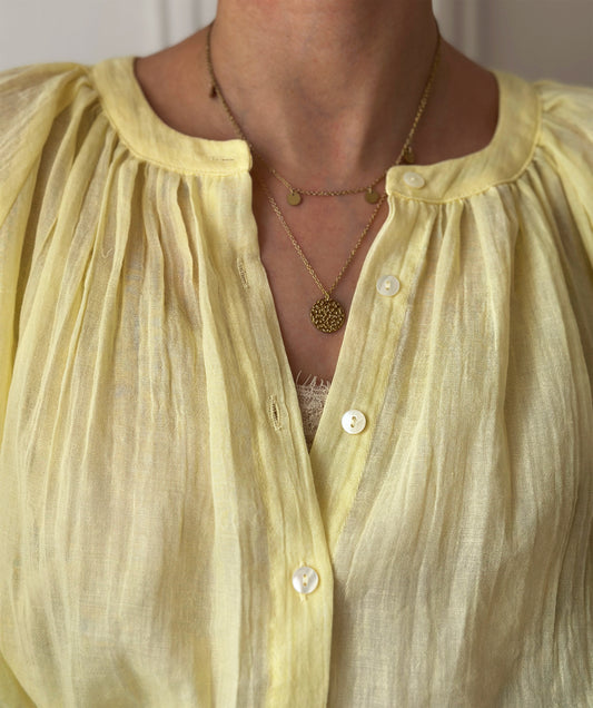 Lucile's Yellow Blouse by Les Piplettes