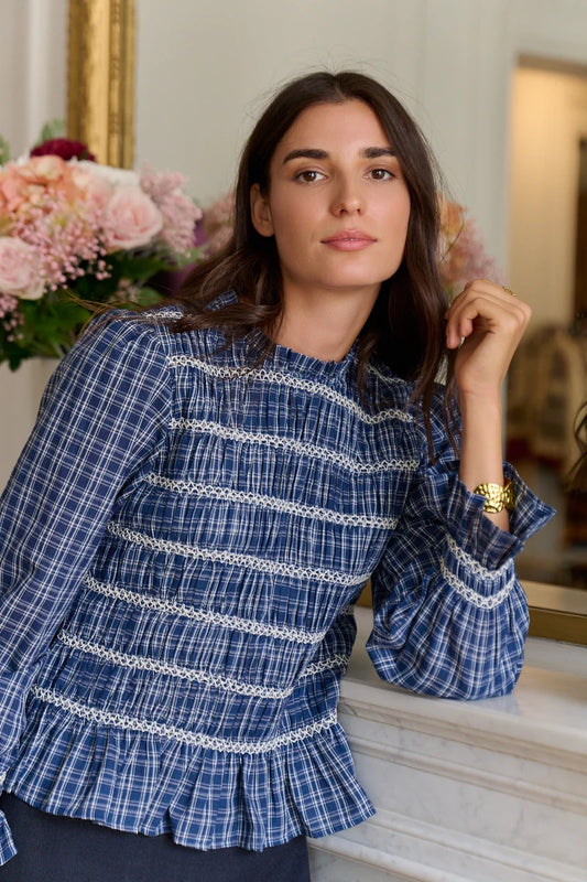 Blouse Odile Marine