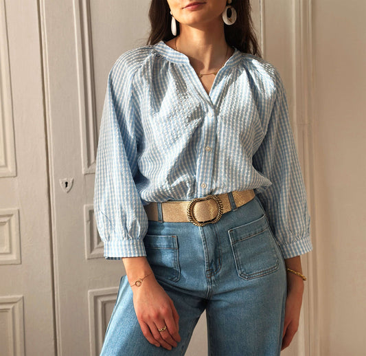 Blouse Paula Bleu