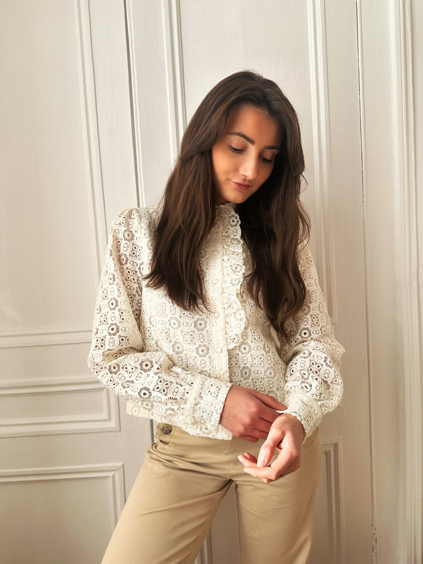 Blouse Paulette Ivoire