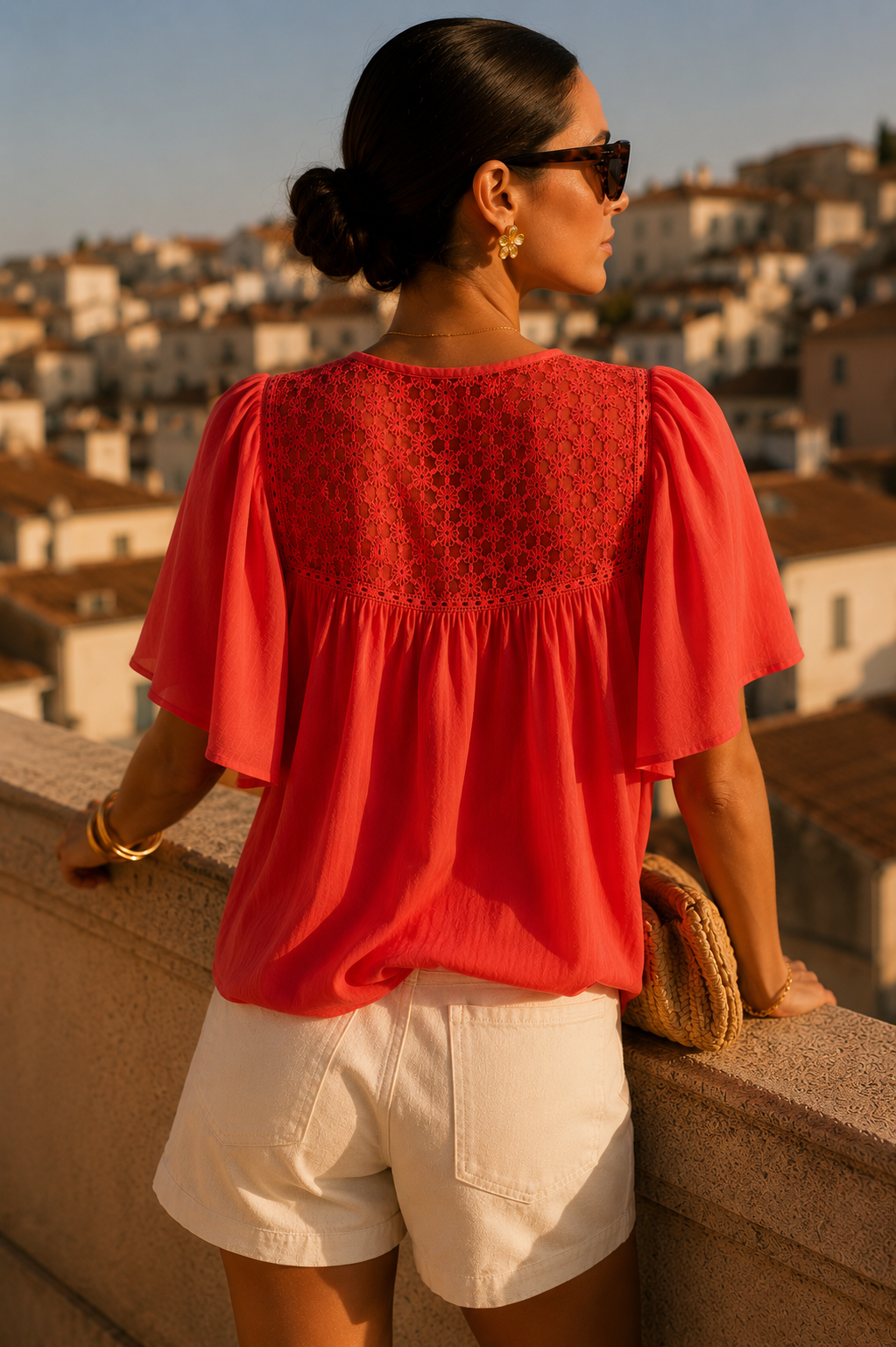 Blouse Serena Corail
