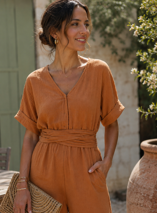 Combinaison Natalia Terracotta