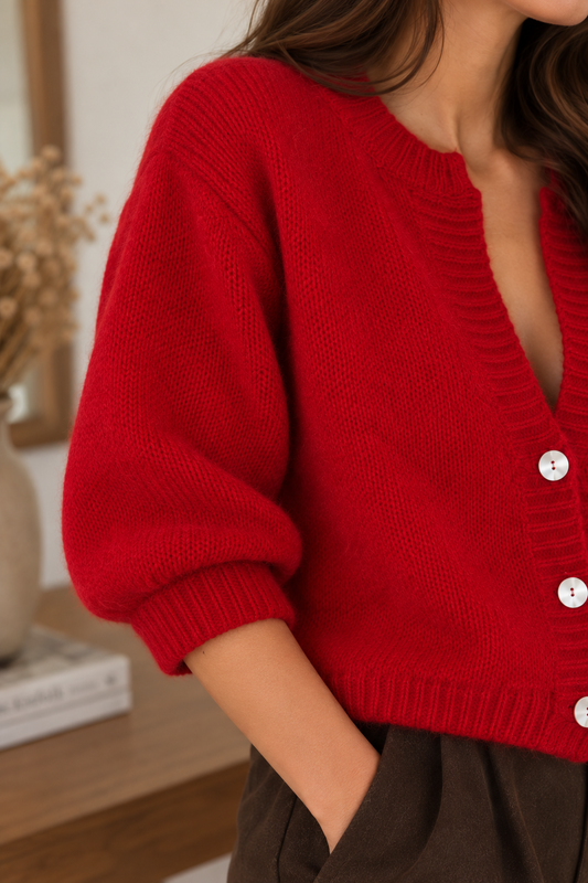 Gilet Billie Rouge