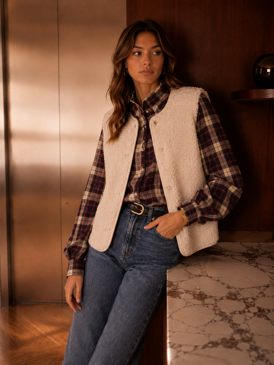 Gilet Laly Ecru
