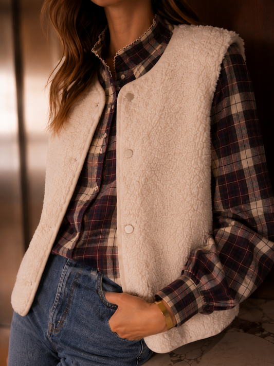 Gilet Laly Ecru