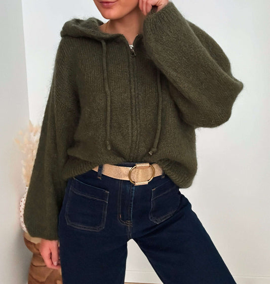 Gilet Lou Kaki