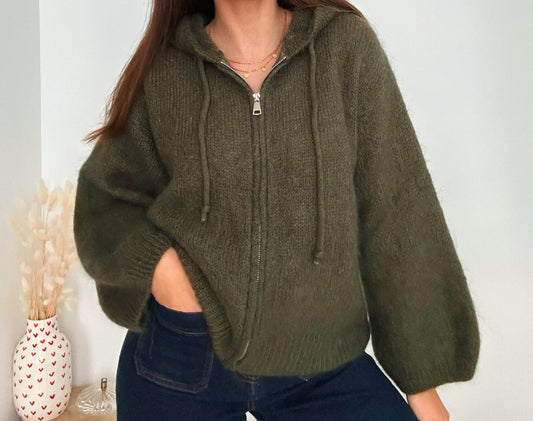 Gilet Lou Kaki