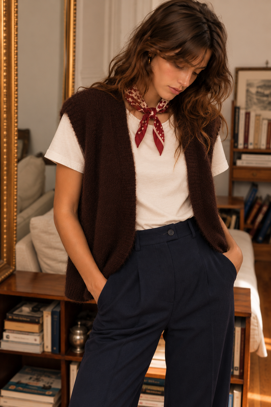 Gilet Luna Chocolat