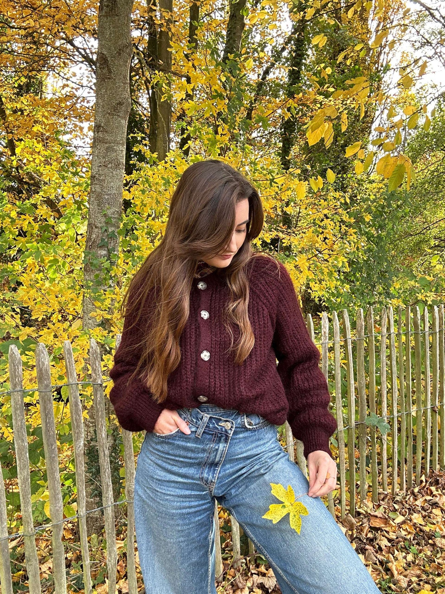 Gilet Malia Bordeaux