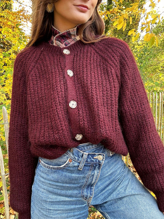 Gilet Malia Bordeaux