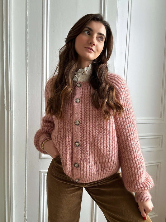 Gilet Malia Rose Poudré