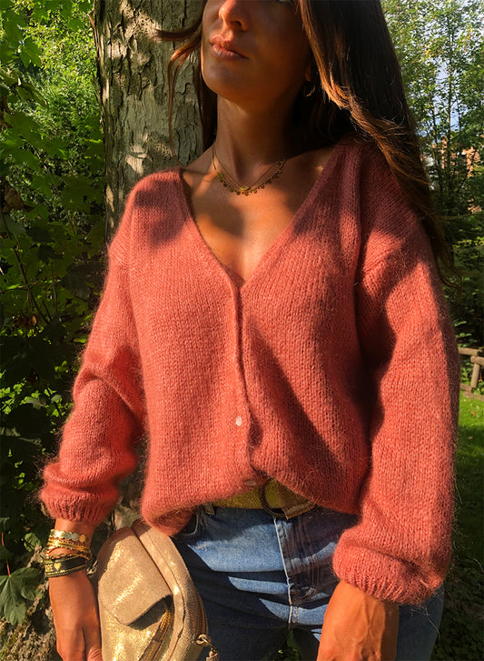 Gilet Molly Bois de Rose