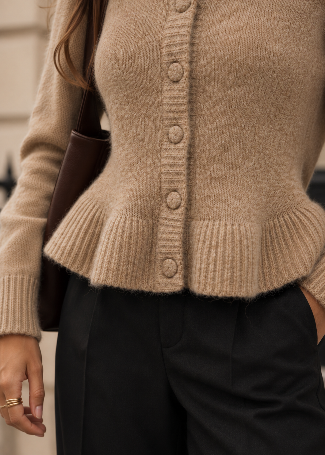 Gilet Pauline Beige Naturel