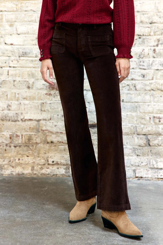 Pantalon Anatole Velours Marron