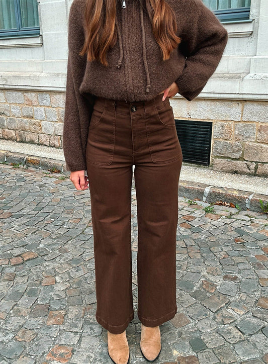 Pantalon Émile Chocolat