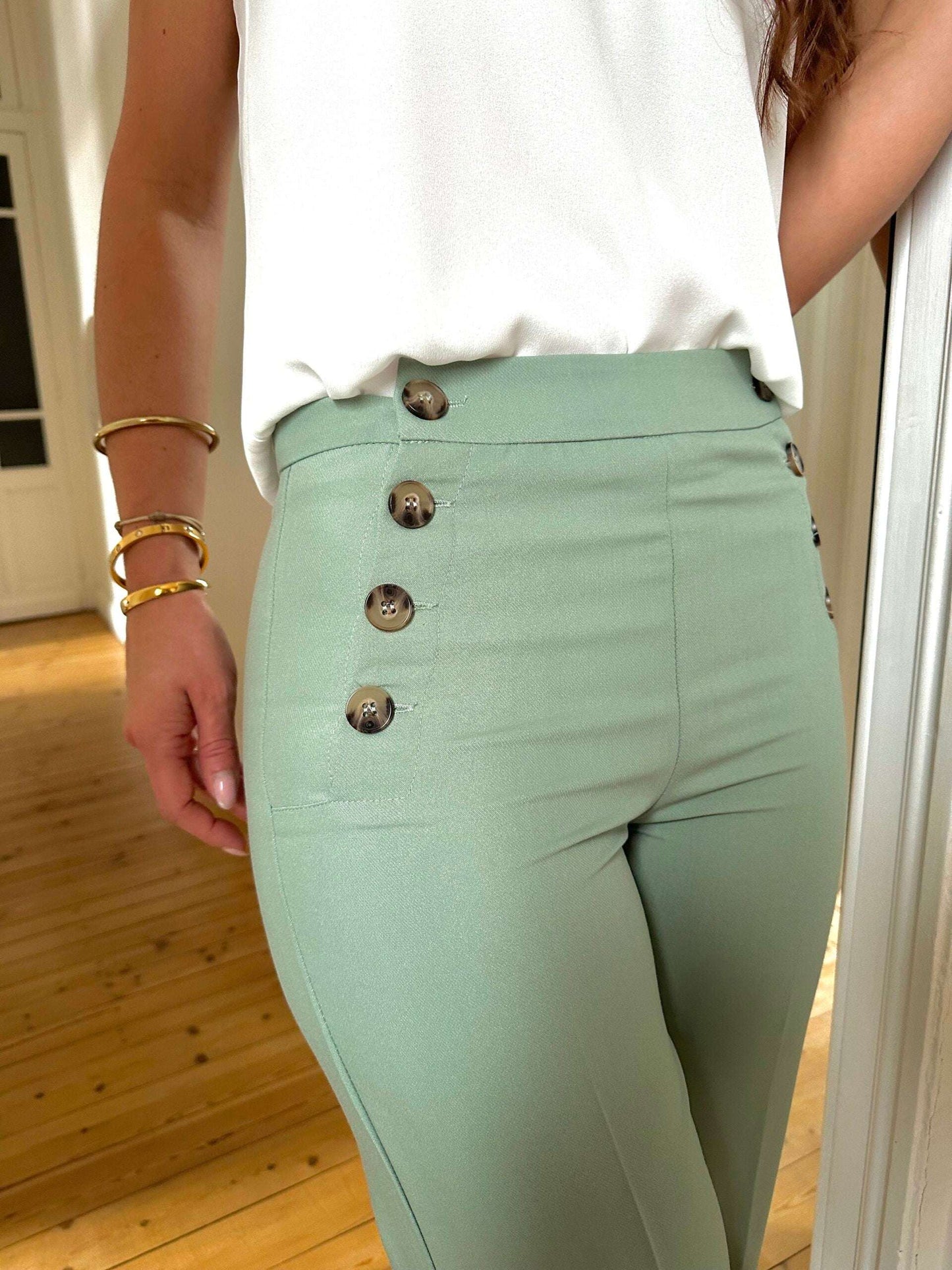 Pantalon Tom Vert D'eau