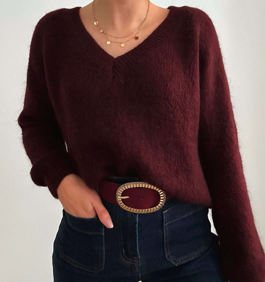 Pull Chloé Bordeaux