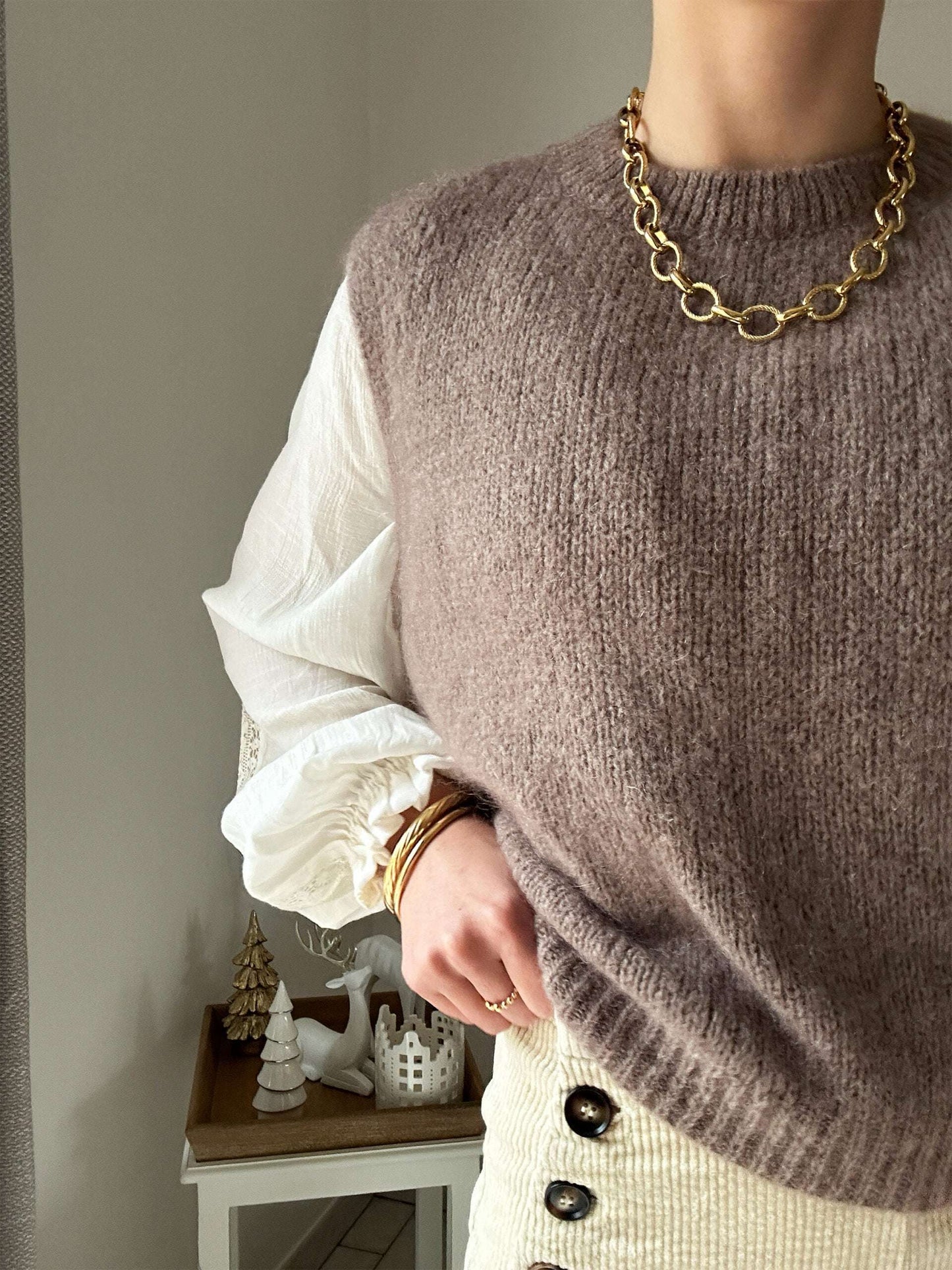 Pull Enora Taupe