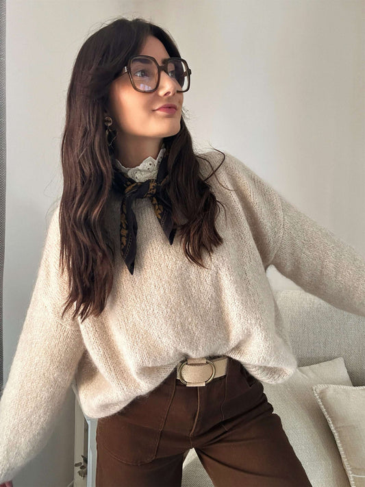 Pull Lise Beige