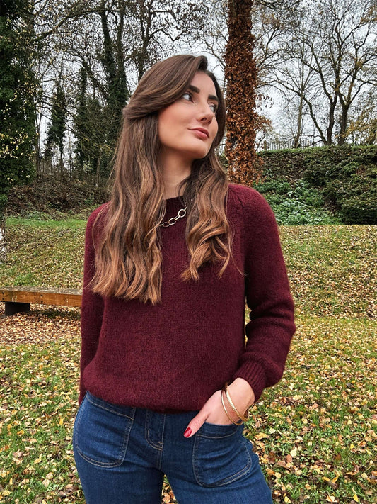 Pull Sunny Bordeaux