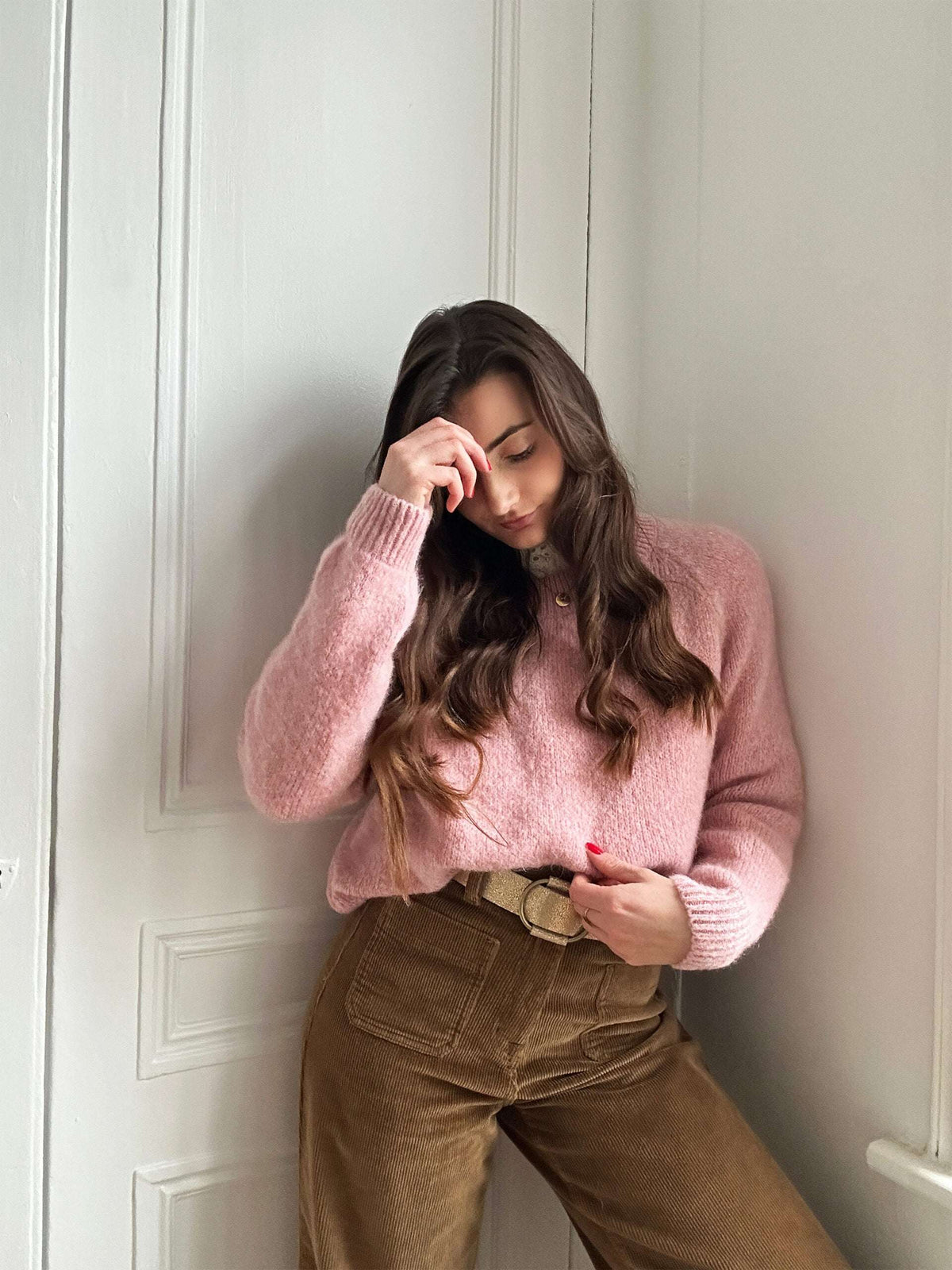 Pull Sunny Rose Poudré