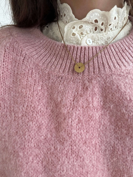 Pull Sunny Rose Poudré