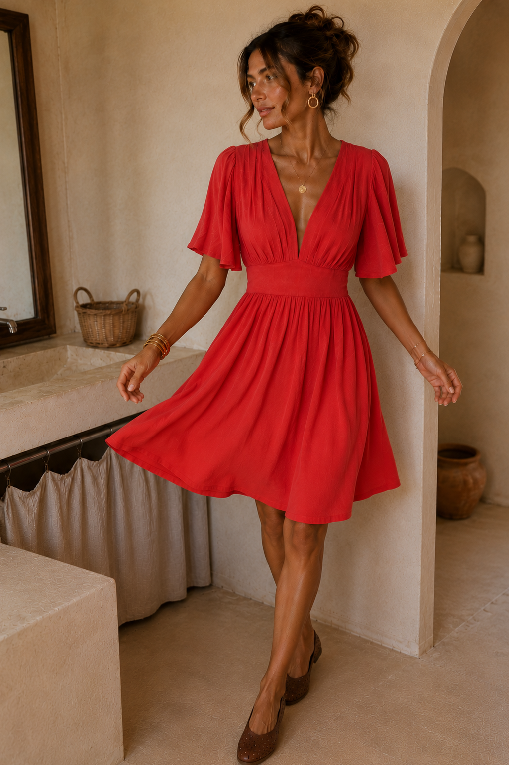 Robe Alexia Corail
