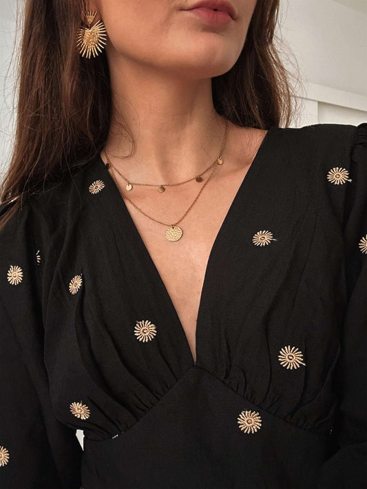 Bertille Black Dress