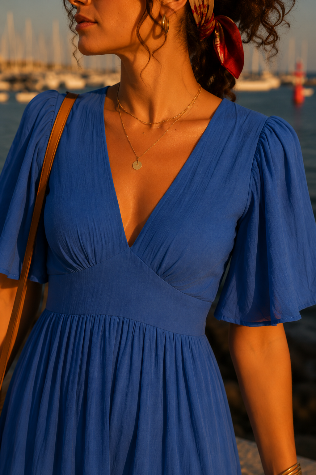 Robe Albane Bleu
