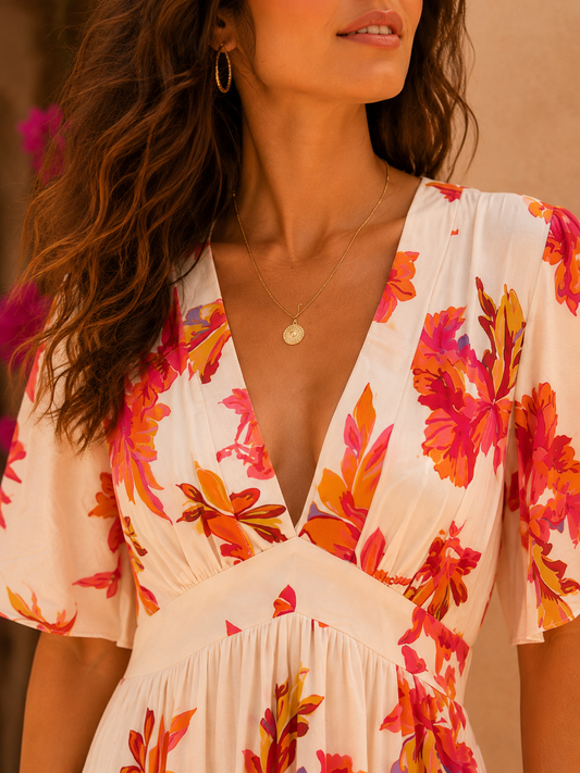 Robe Carla Fleurie