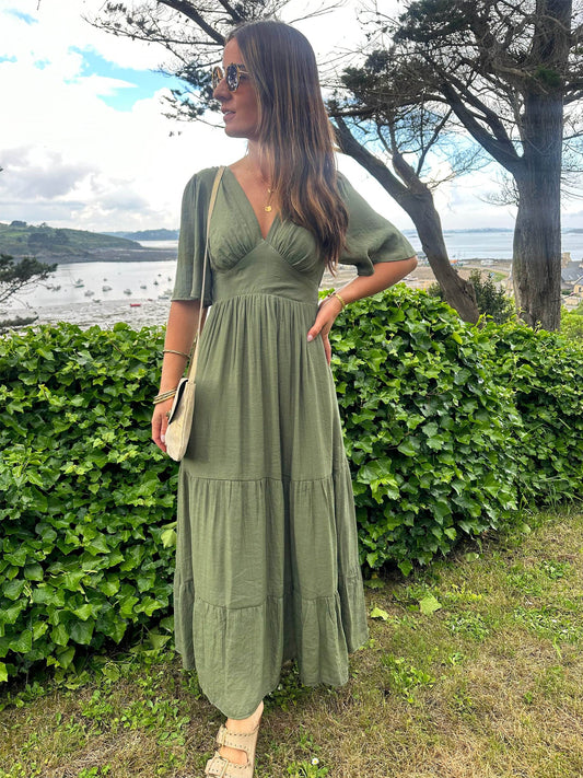 Carla Khaki Dress