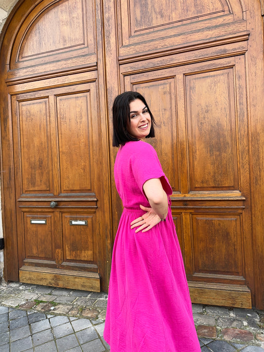 Robe Esmée Fuchsia