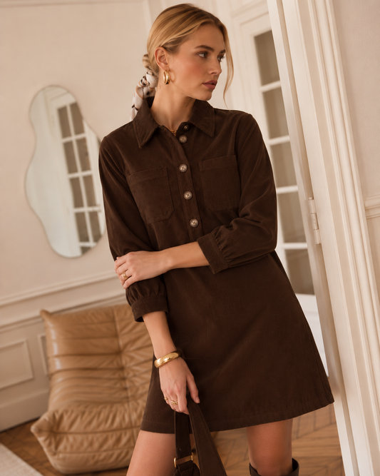 Robe Laura Chocolat