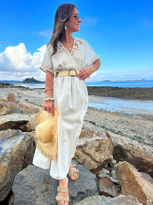 Sofia Beige Dress